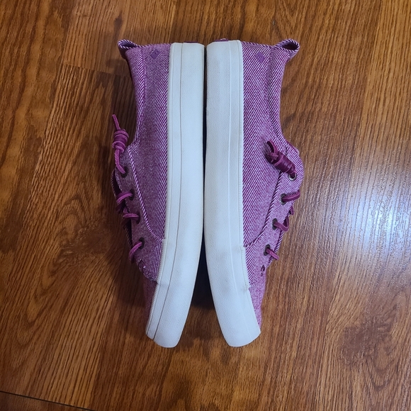 Sperry Crest Vibes Washed Twill Slip-On Sneakers Size 7 - Picture 4 of 7